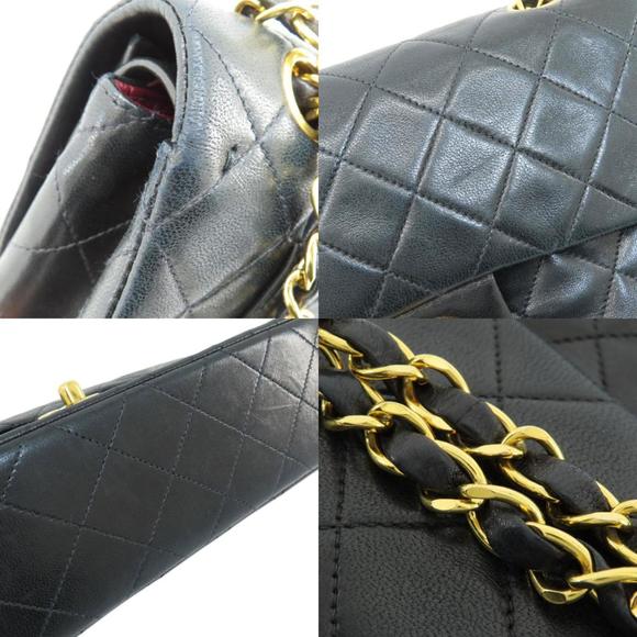 Chanel Matelasse Chain Shoulder Bag Lambskin Women's CHANEL - Picture 9 of 11